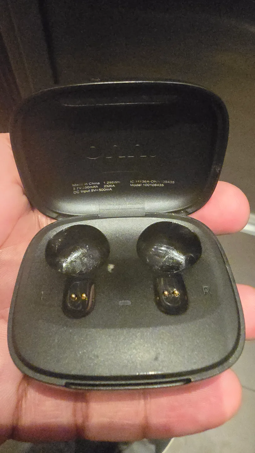 Onn QCY T1C Wireless Earbuds with Charging Case thumbnail