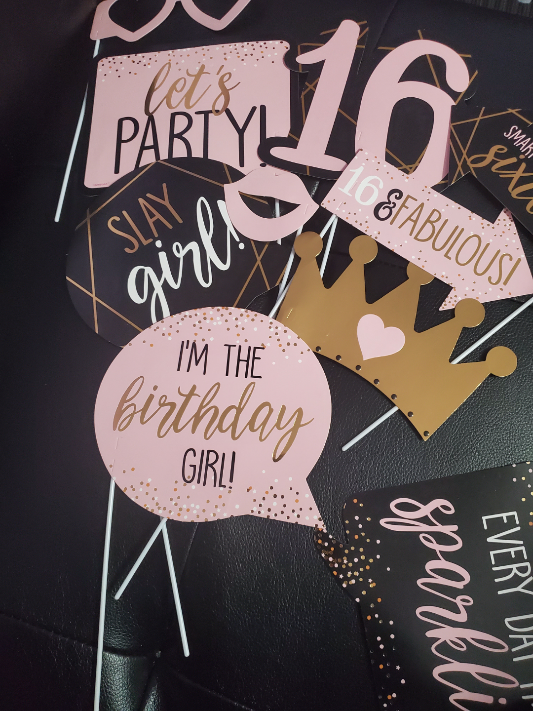 Sweet Sixteen Party Photo Booth Props - photo 3