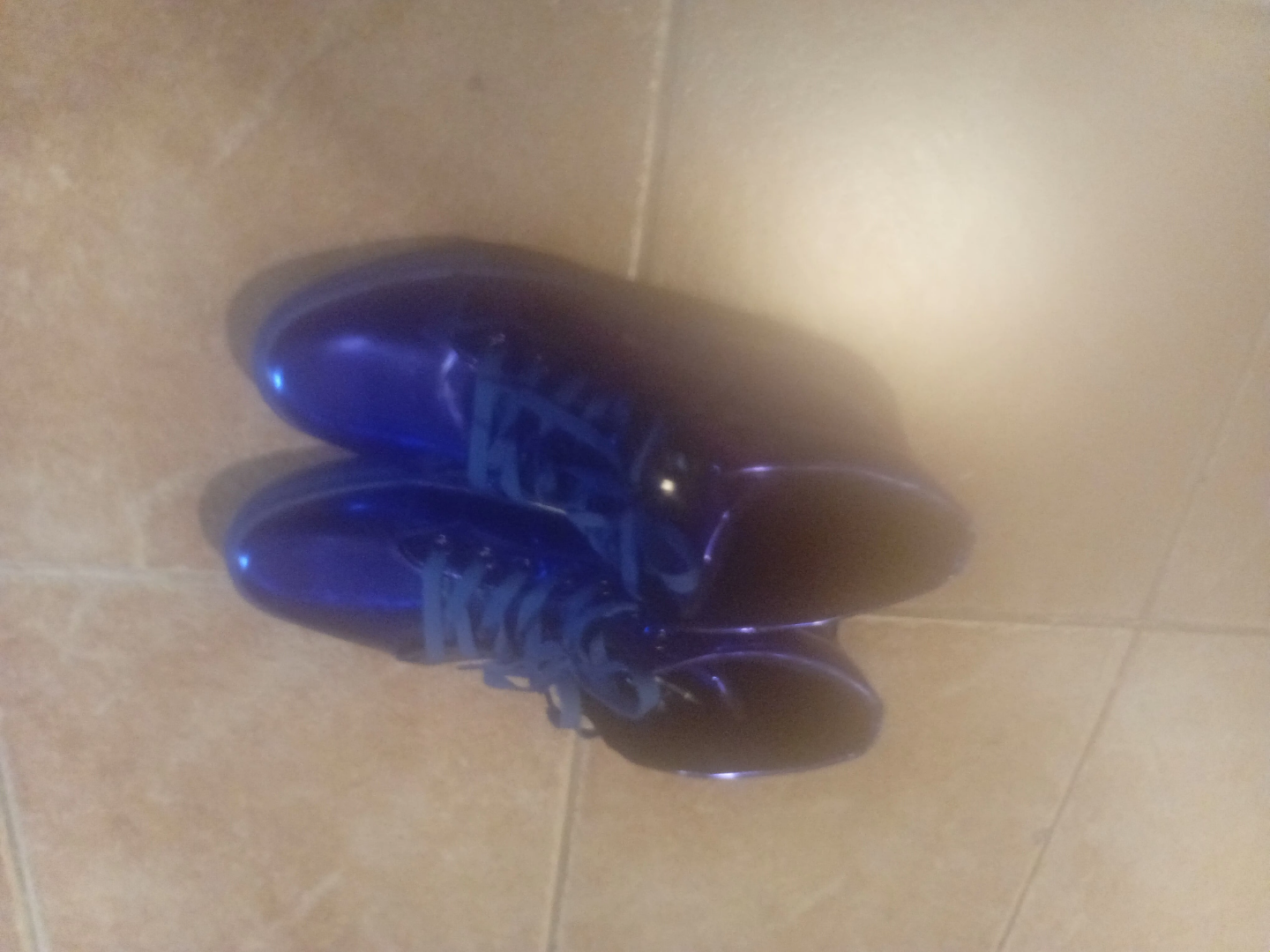 ShowTime Purple Patent Leather High-Top Sneakers - photo 3