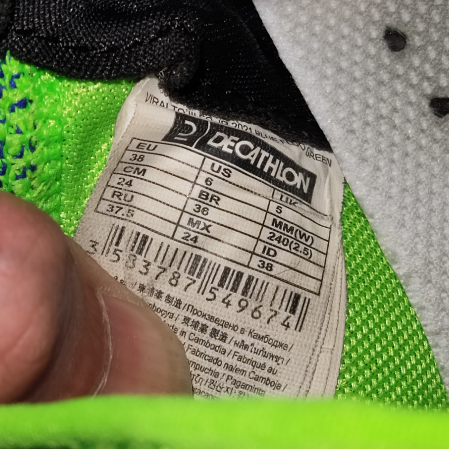 Decathlon Kipsta Viralto Soccer Cleats - Size 6 US - photo 4