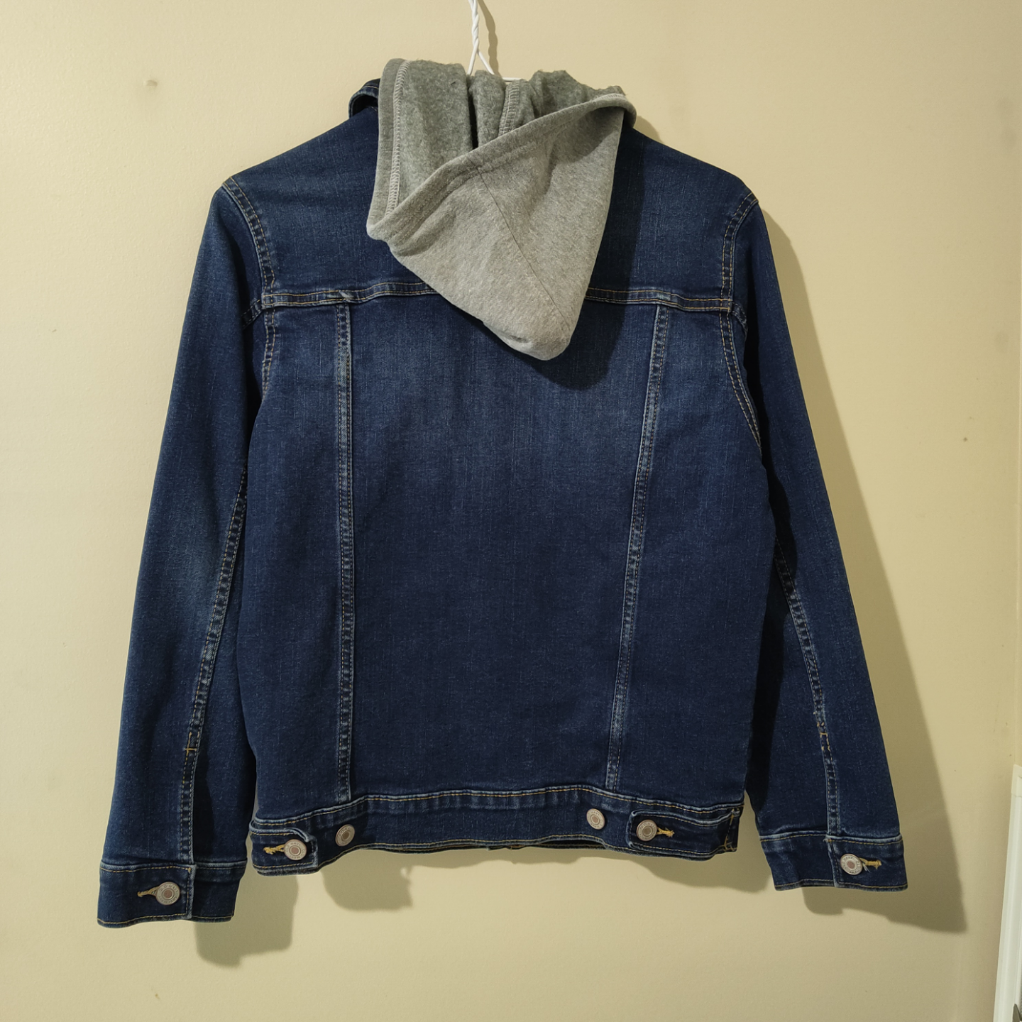 Old Navy Kids Size XL (14-16) Denim Jacket with Hoodie - photo 2