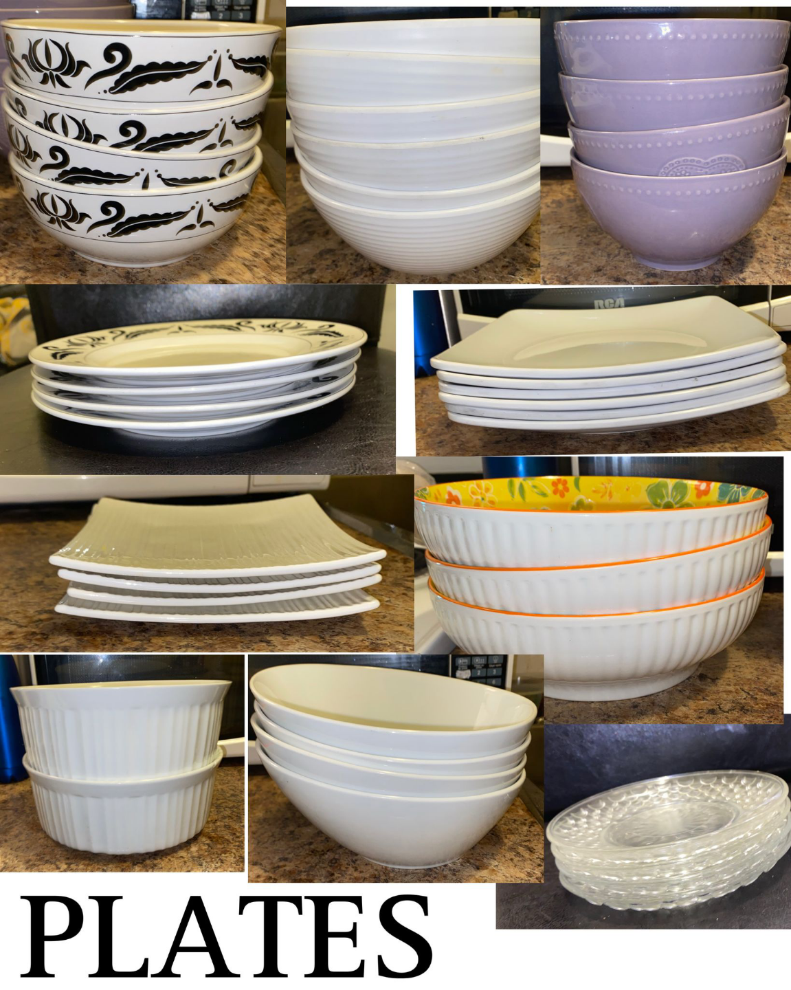 Kitchenware Bundle: Plates, Bowls, Cups, and Glasses - photo 3