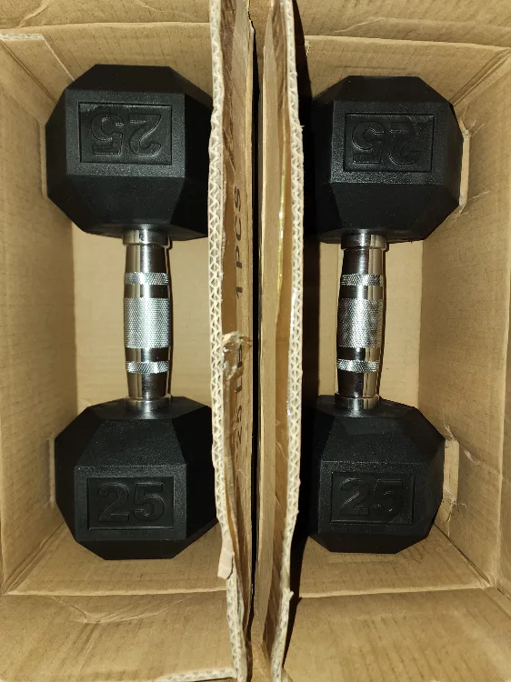25lb Hex Dumbbell Set- FREE DELIVERY WITHIN THE GTA thumbnail
