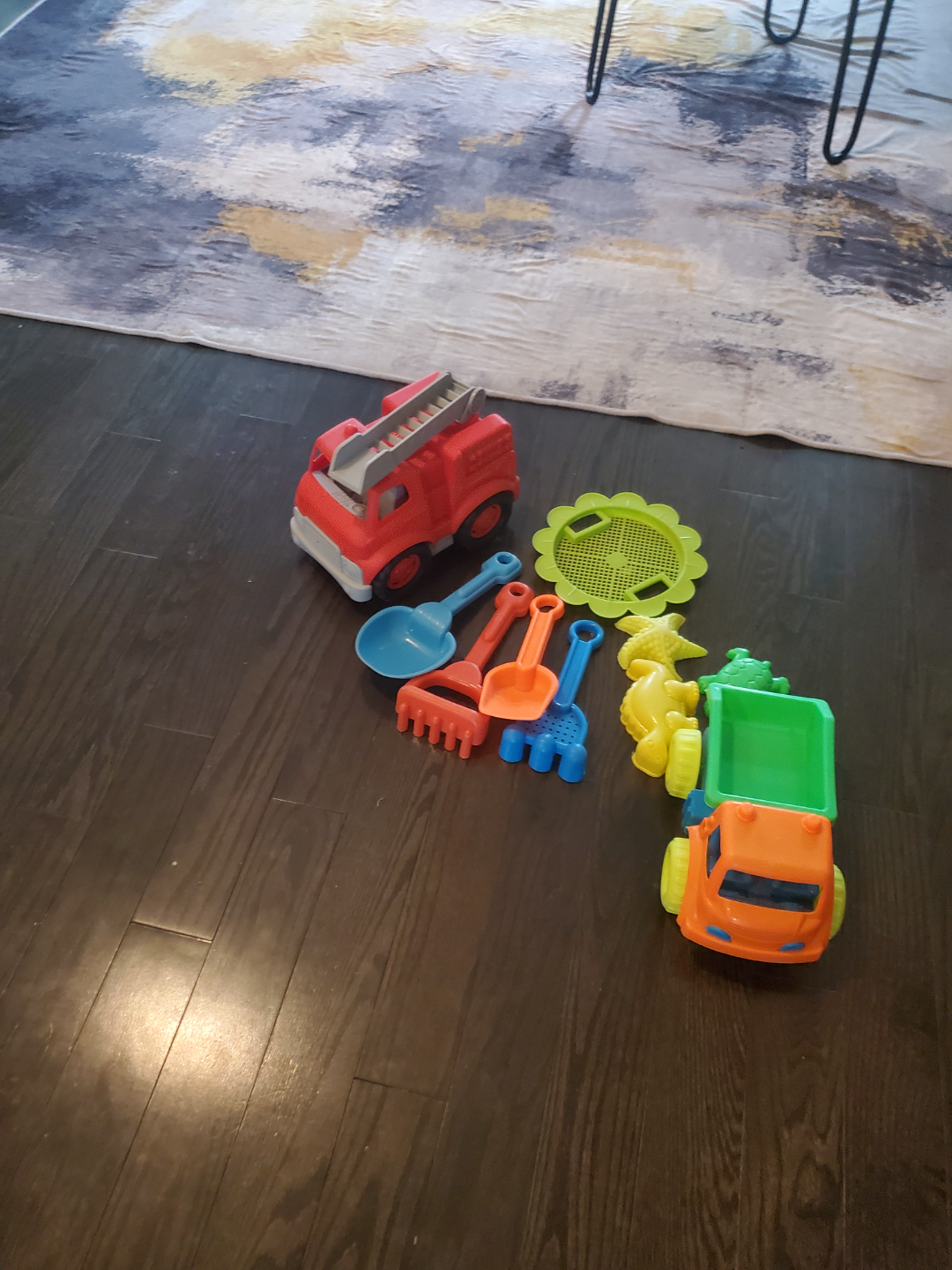 Toy Truck & Sand Toys Bundle