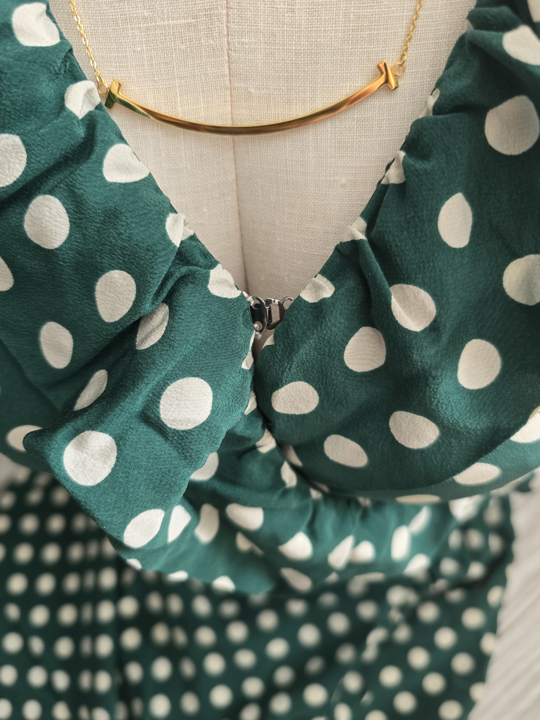 Kate Spade Green Polka Dot Dress - photo 2