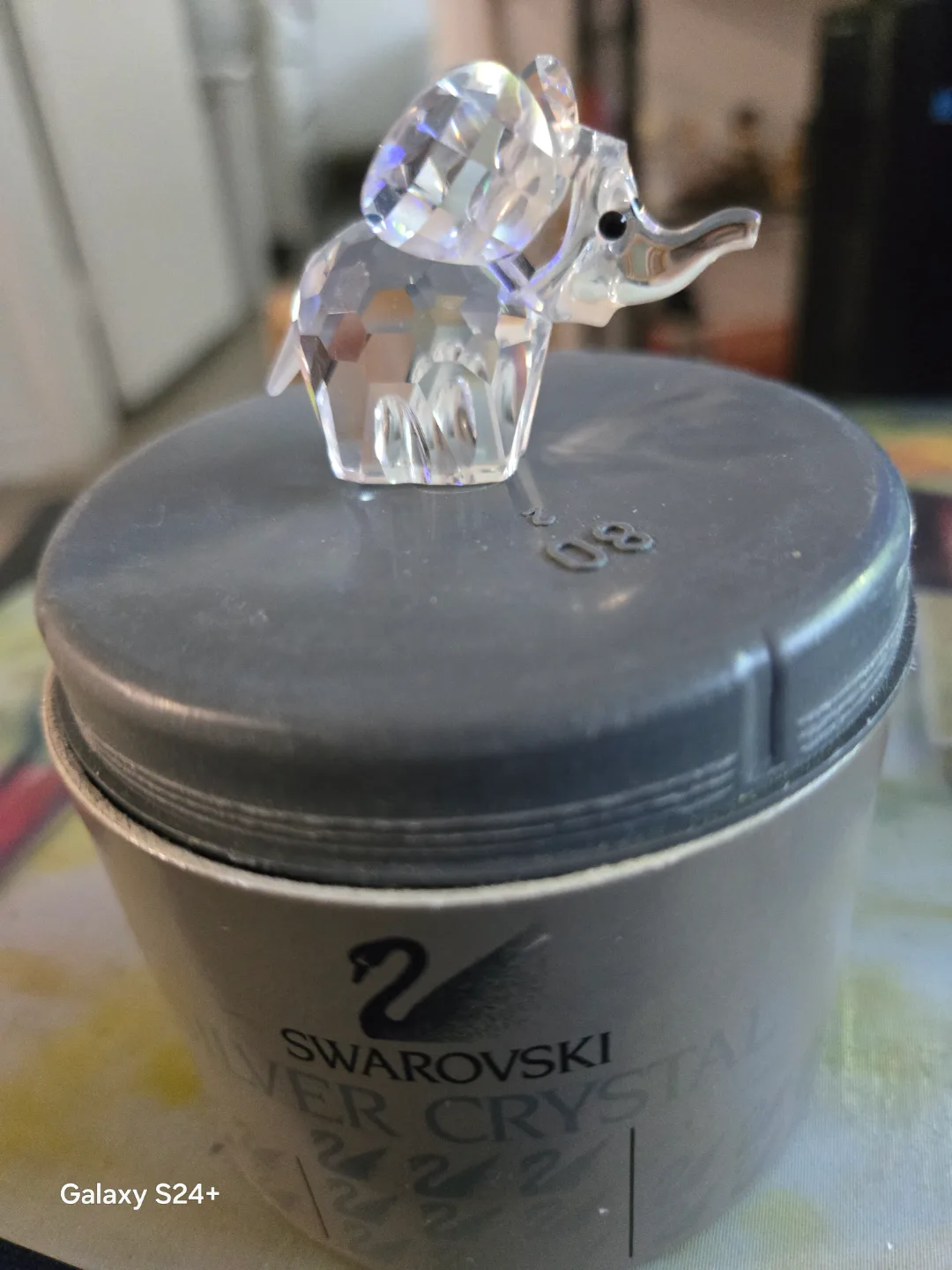 Swarovski Crystal Elephant Figurine image indicator(3)