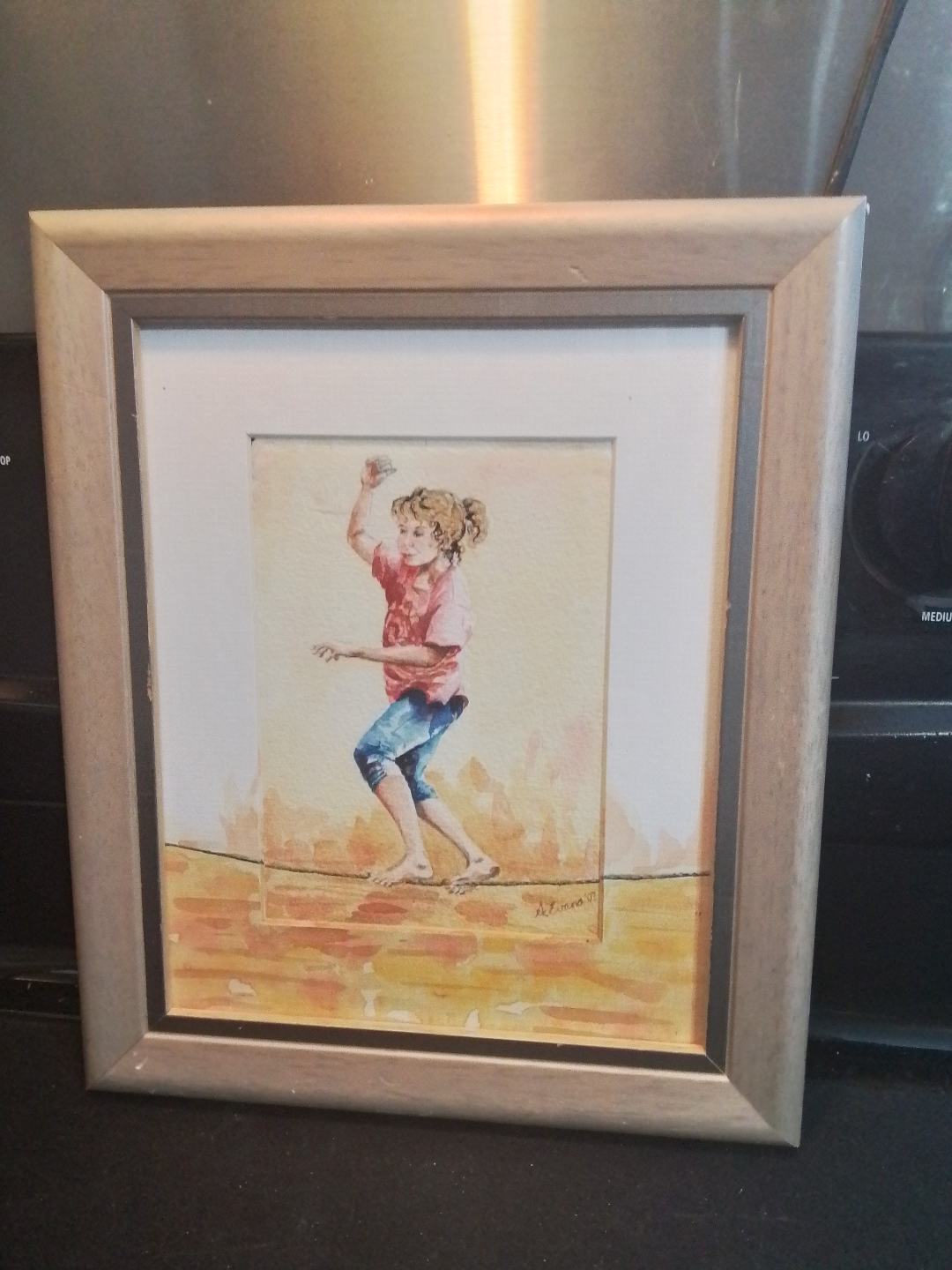 Vintage Watercolor on Paper Signed A. Euana '07