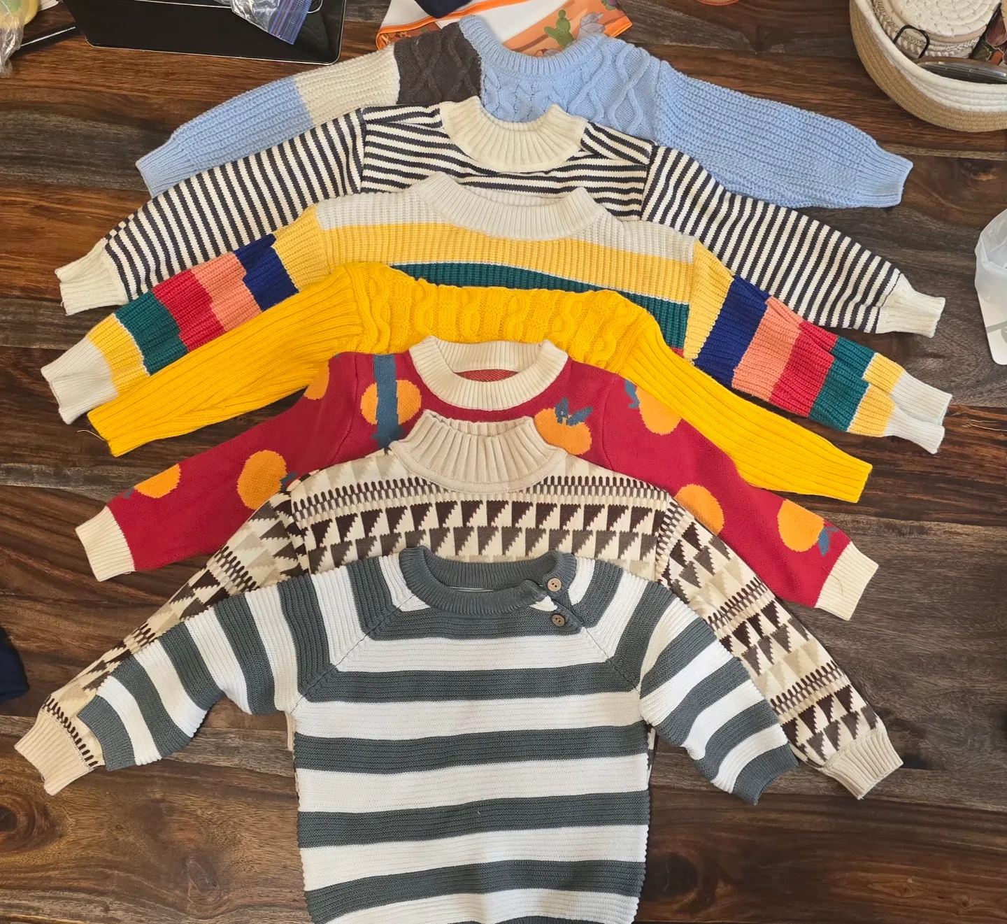 Bundle of 7 Kids' Knitted Sweaters thumbnail