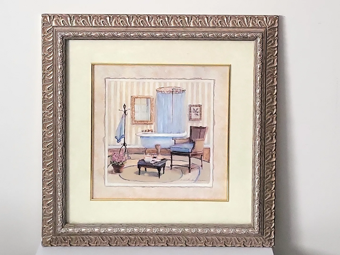 C. winterle Olson print of Framed Bathroom Art- 20 x20 inches image indicator(4)