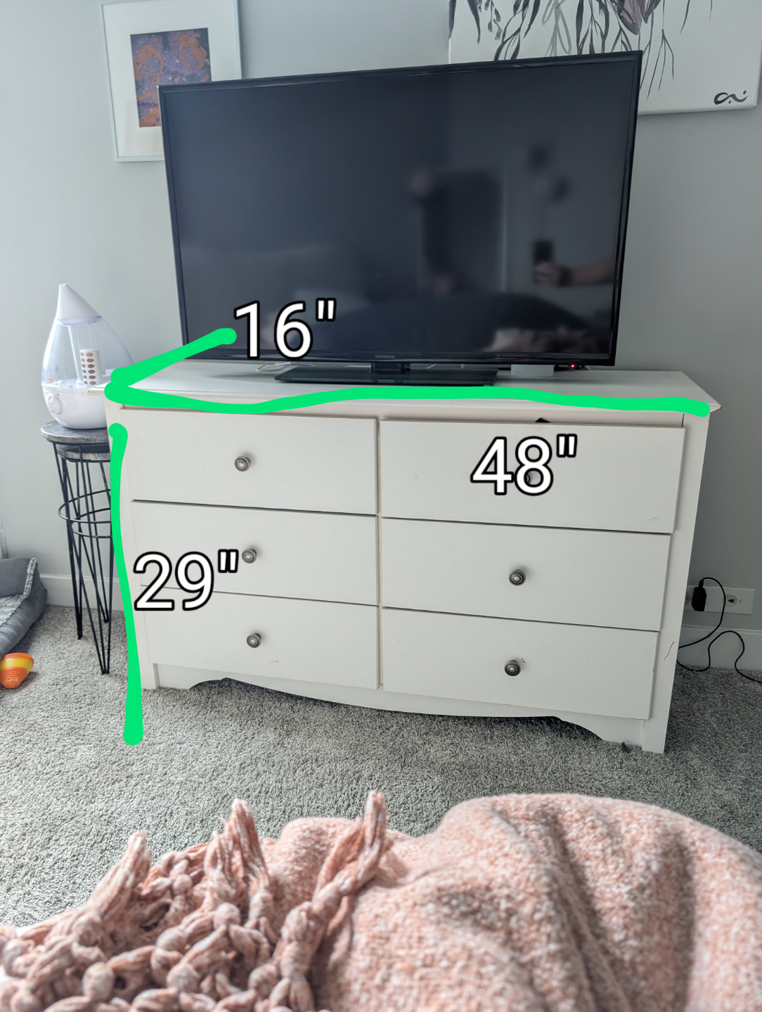 White IKEA 6-Drawer Dresser - photo 2