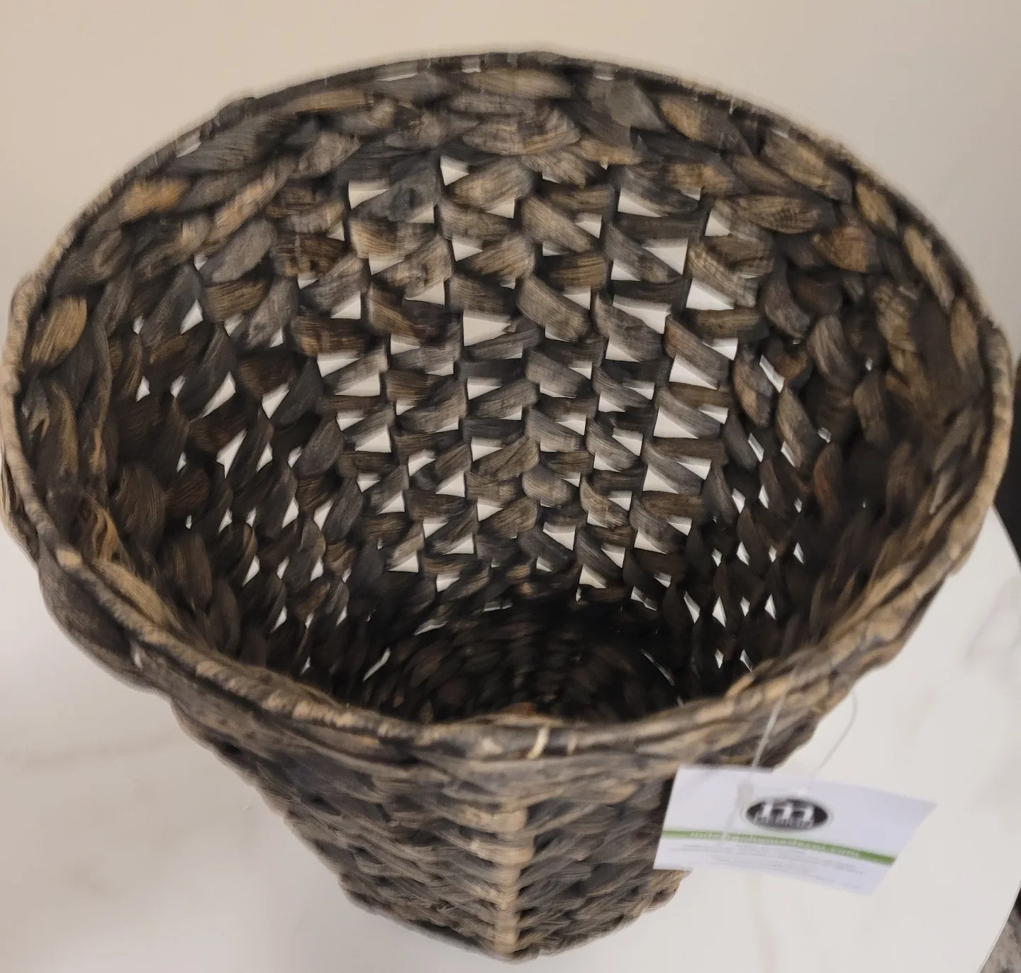 Woven Seagrass Basket - Dark Brown image indicator(2)