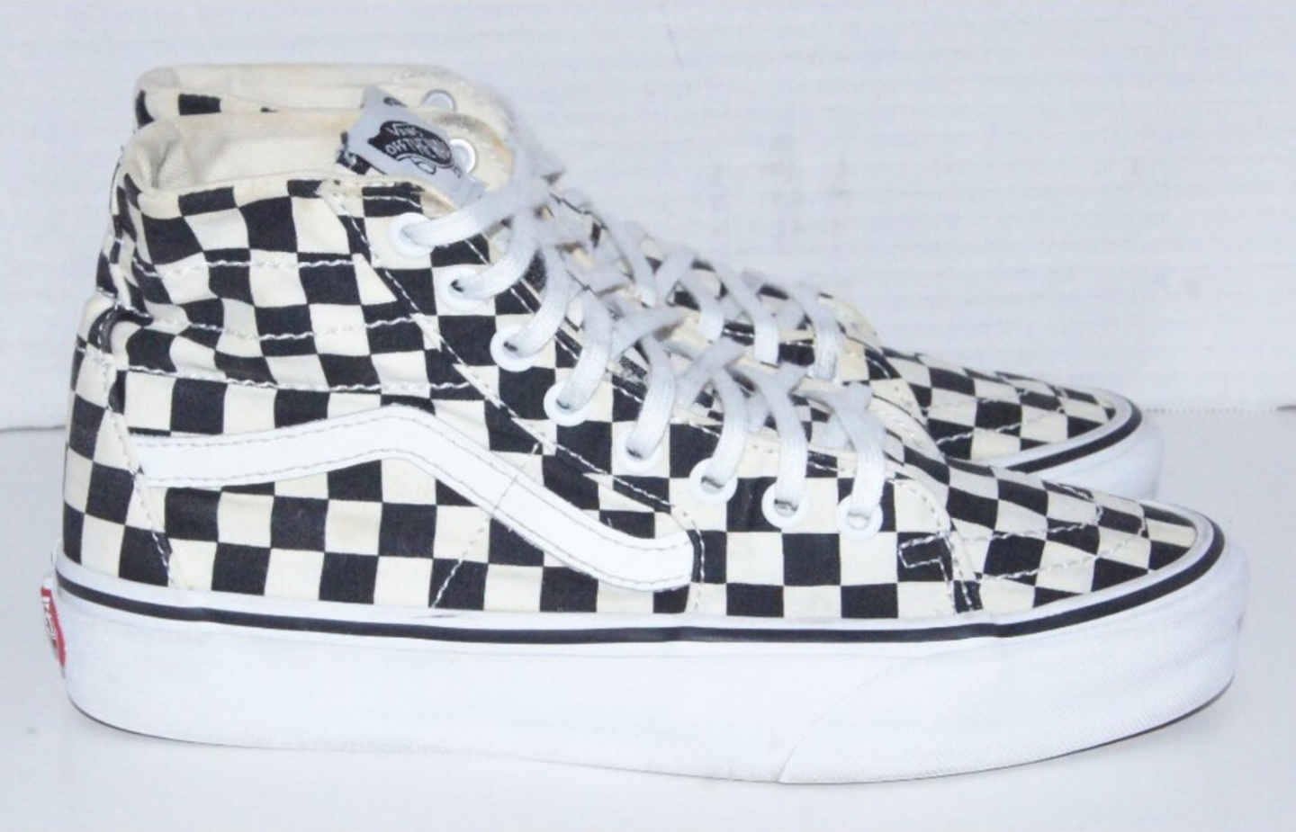 VANS SK8-HI TAPERED CHECKERBOARD - photo 4