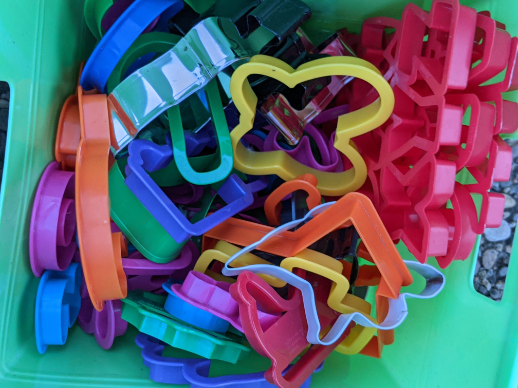 Bulk lot of cookie cutters