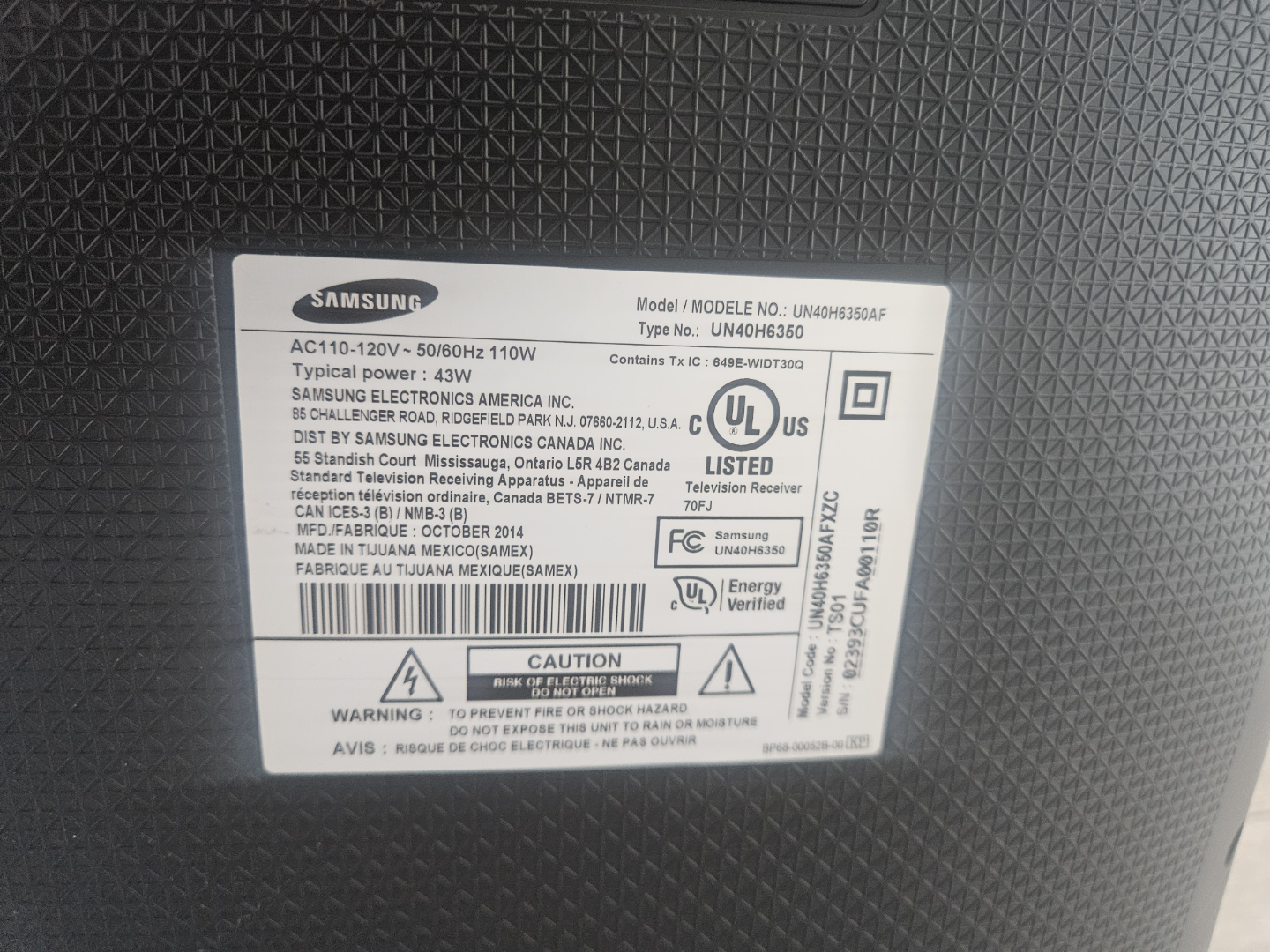 Samsung 40" Smart TV - UN40H6350AF - photo 3