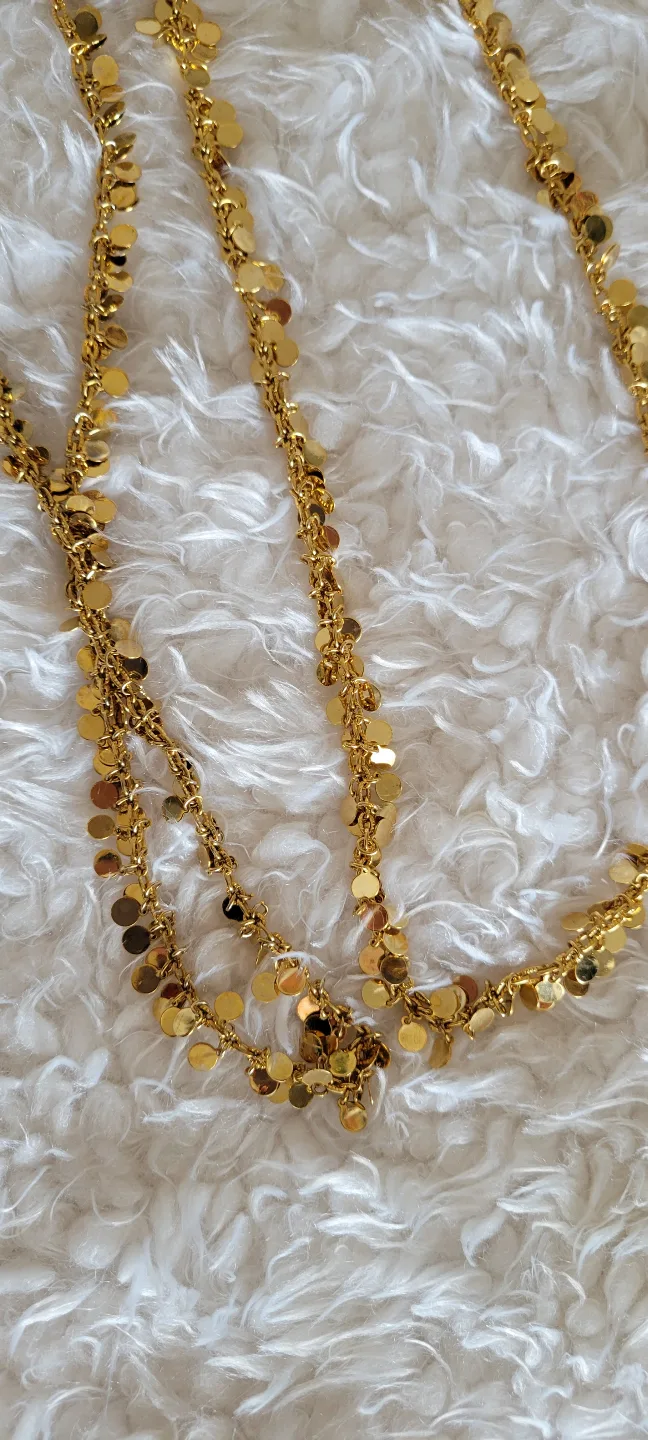 Gold coin belly chain/Waist body chain. Non-tarnishing. image indicator(5)