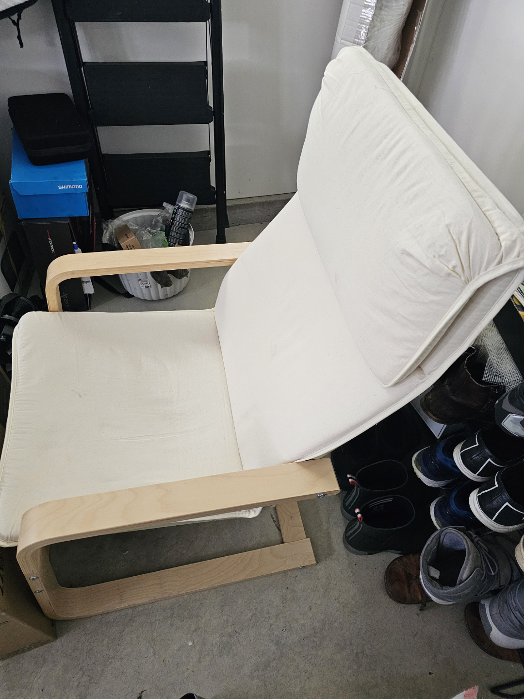 IKEA STRANDMON Wing Chair - Off-White