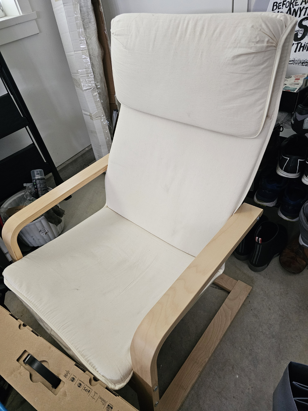 IKEA STRANDMON Wing Chair - Off-White - photo 2