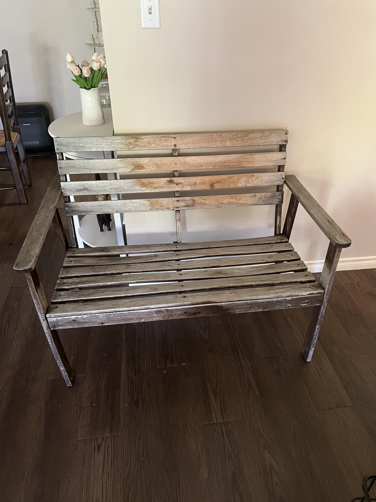 Rustic Wooden Bench - photo 4