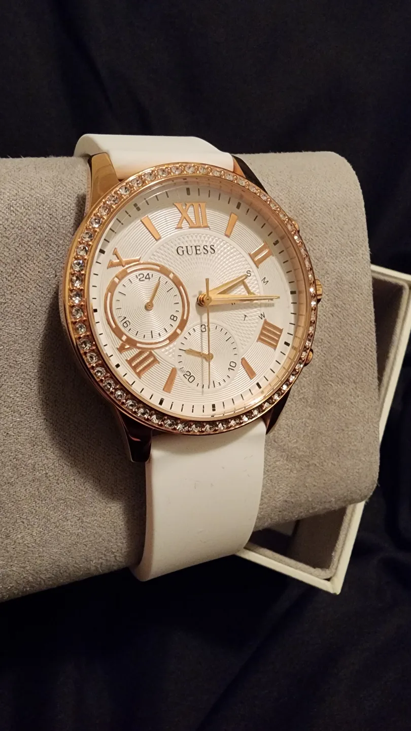 Guess Women's White Watch. style it with White! thumbnail