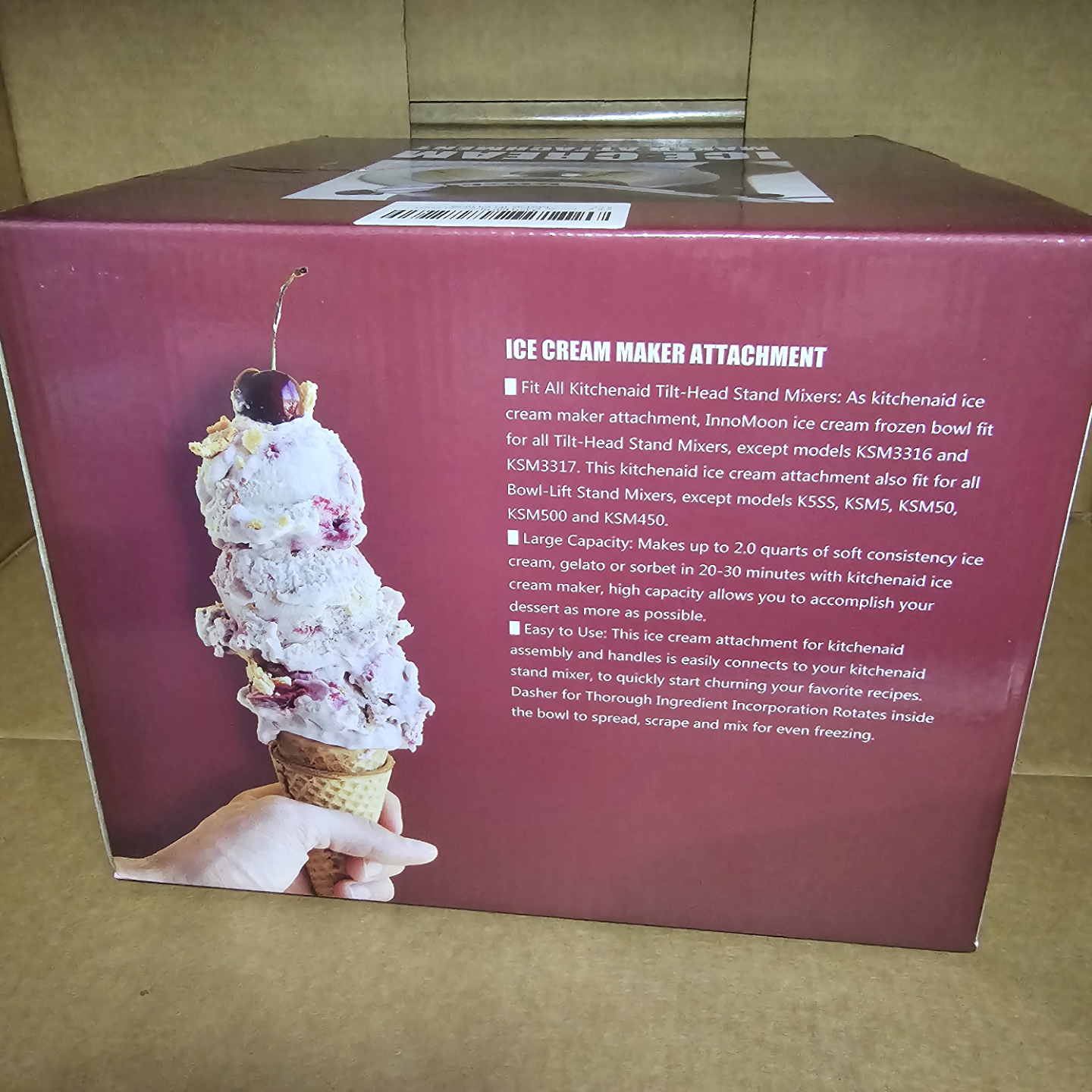 KitchenAid Ice Cream Maker Attachment - 2 Quart - photo 3