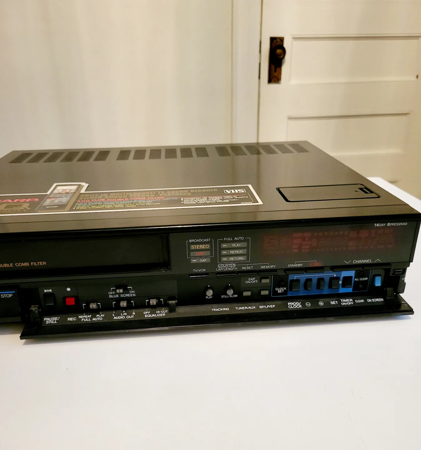 Sharp VHS Player Video Cassette Recorder - Made in Japan image indicator(3)