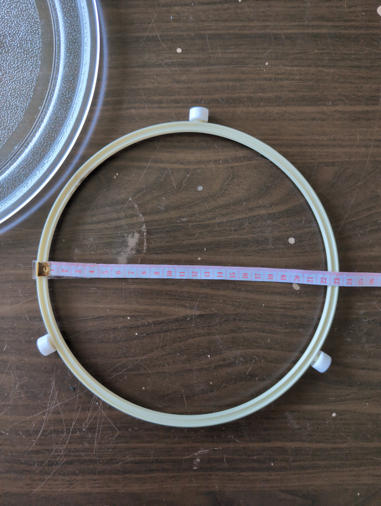 Microwave Glass Turntable Plate & Roller Ring - photo 4
