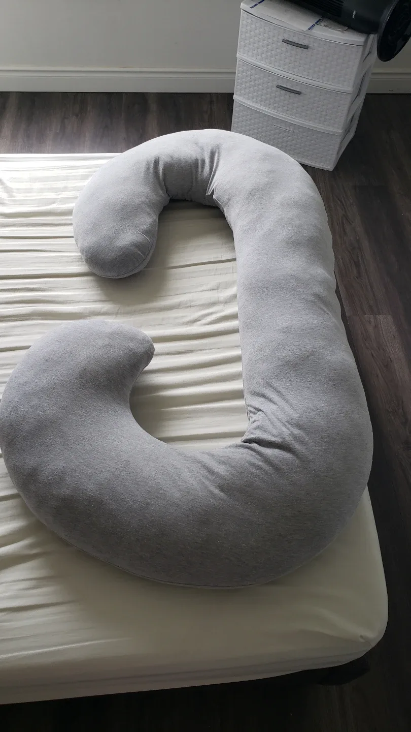 Grey Pregnancy Body Pillow thumbnail