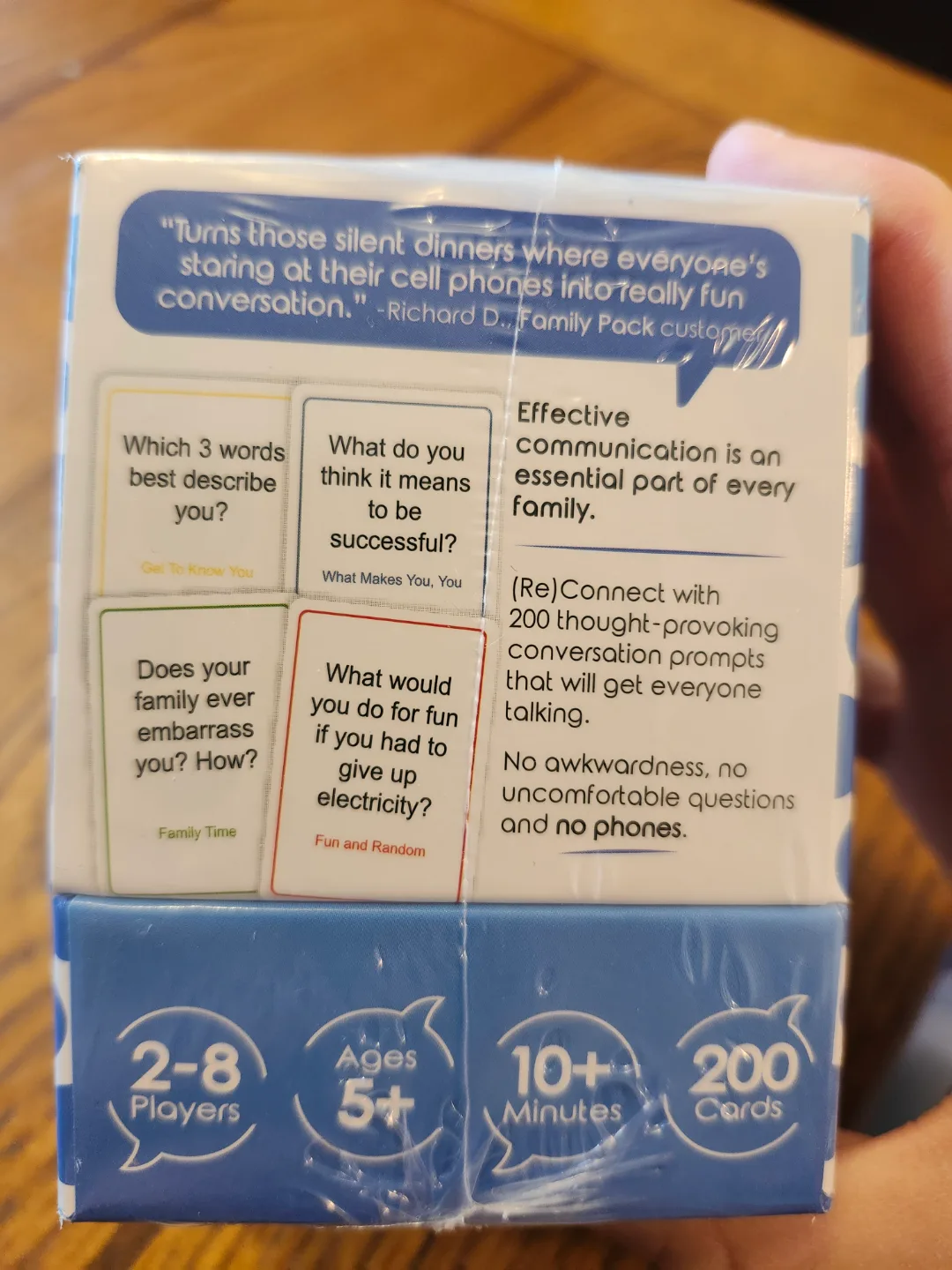 UNOPENED Talking Point Family Conversation Starter Cards image indicator(2)