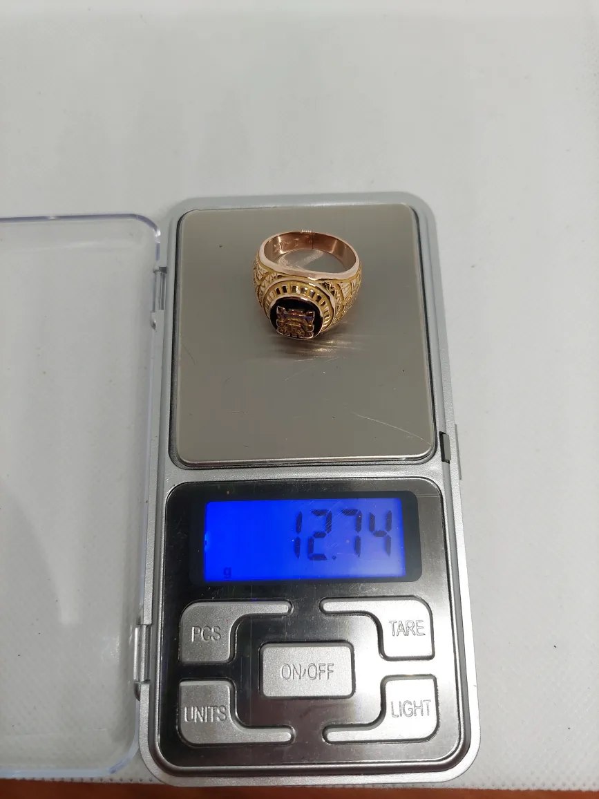 14K Gold Ring Aztec Mayan design image indicator(7)