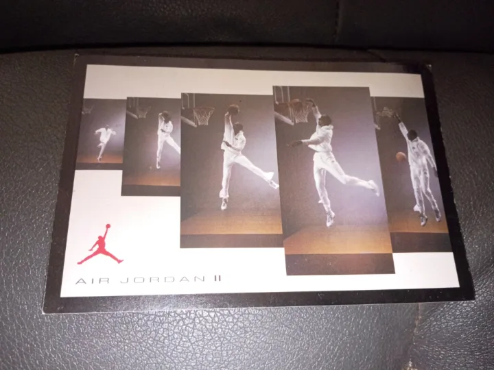Vintage Air Jordan II Postcard - February 1987 image indicator(2)