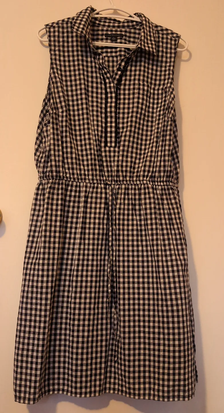 Tommy Hilfiger Gingham Sleeveless Dress thumbnail