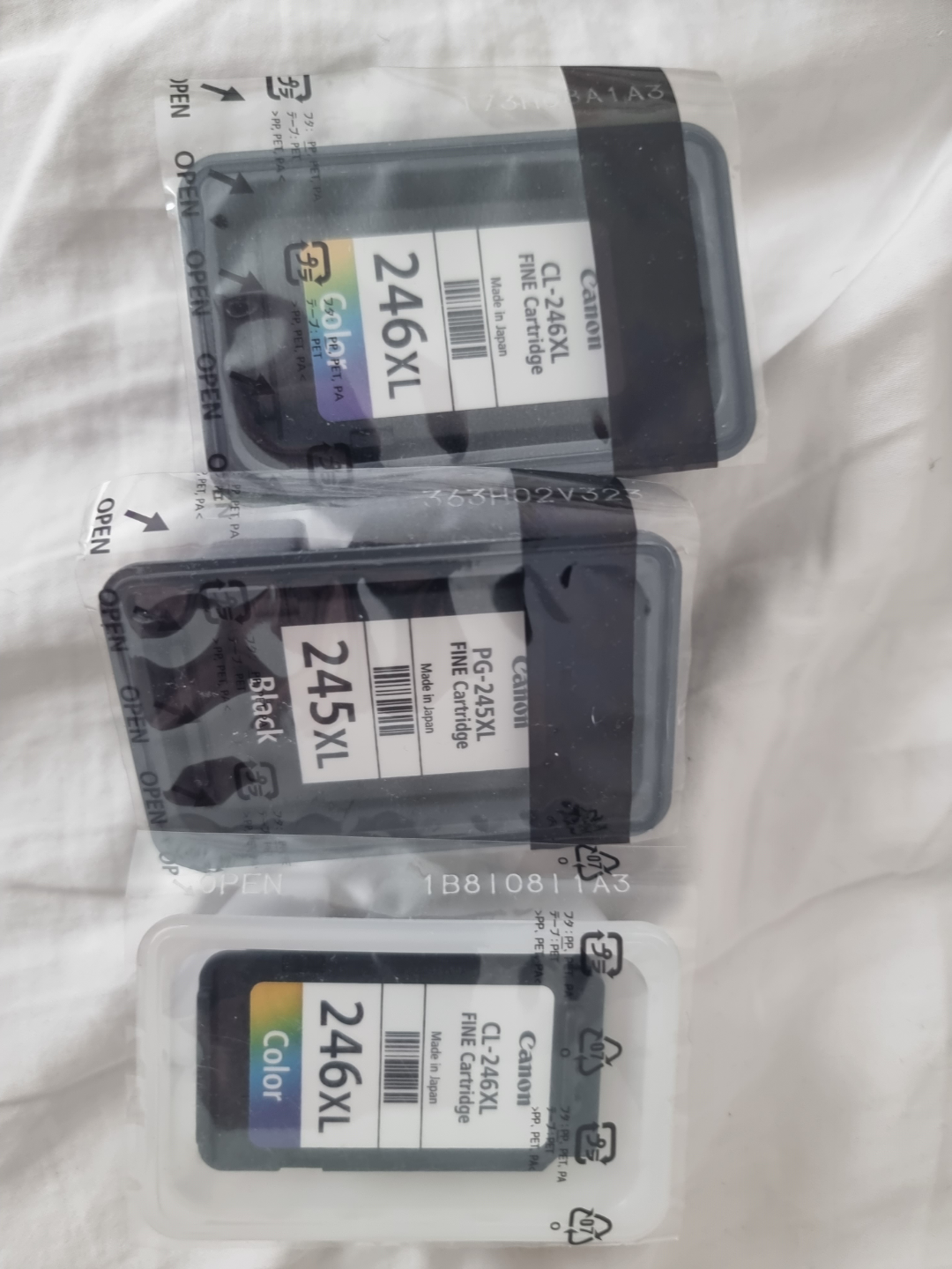 Canon 245XL and 246XL Ink Cartridges (3 pack)