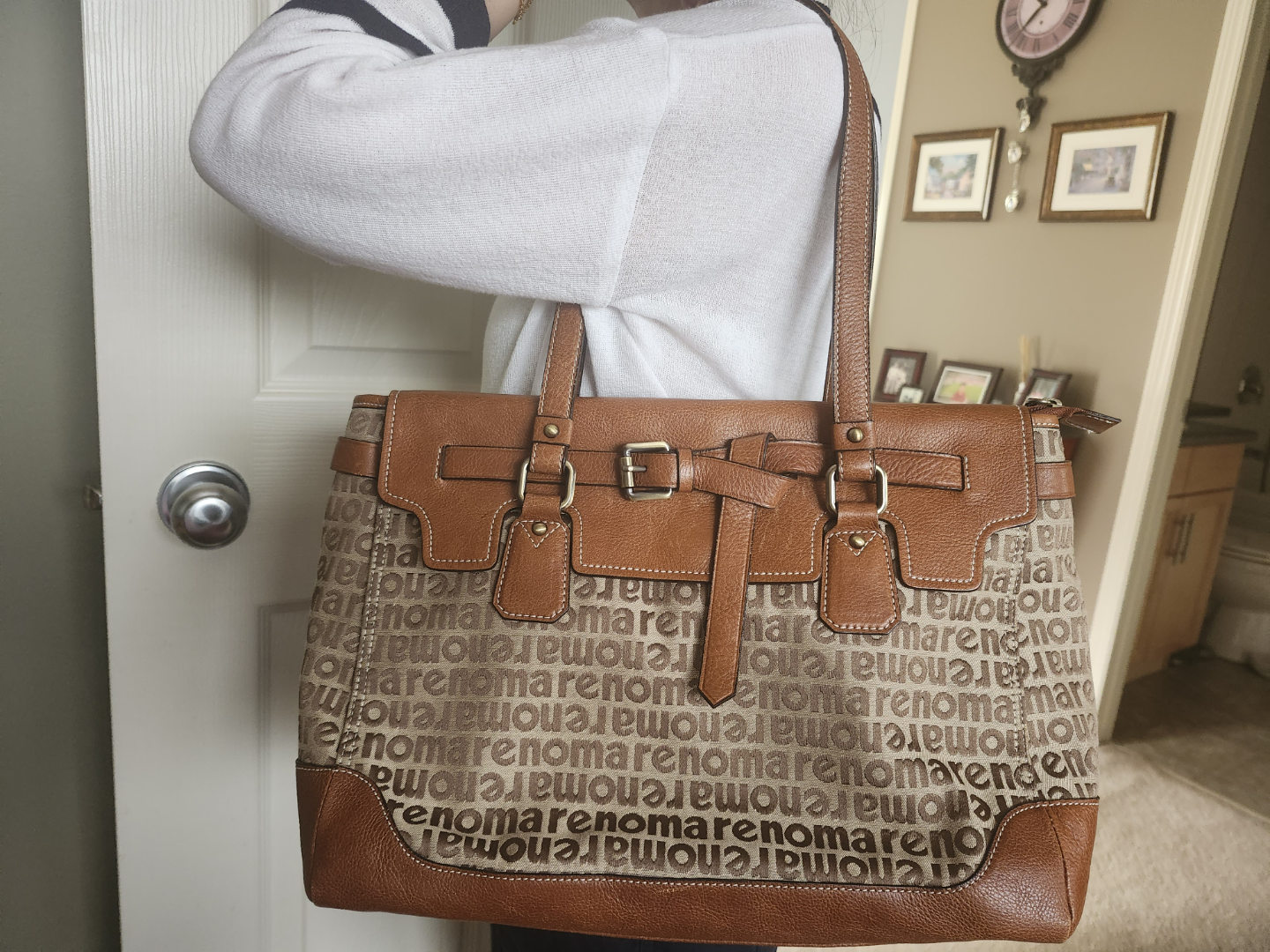 Renoma Brown Tote Bag - photo 3