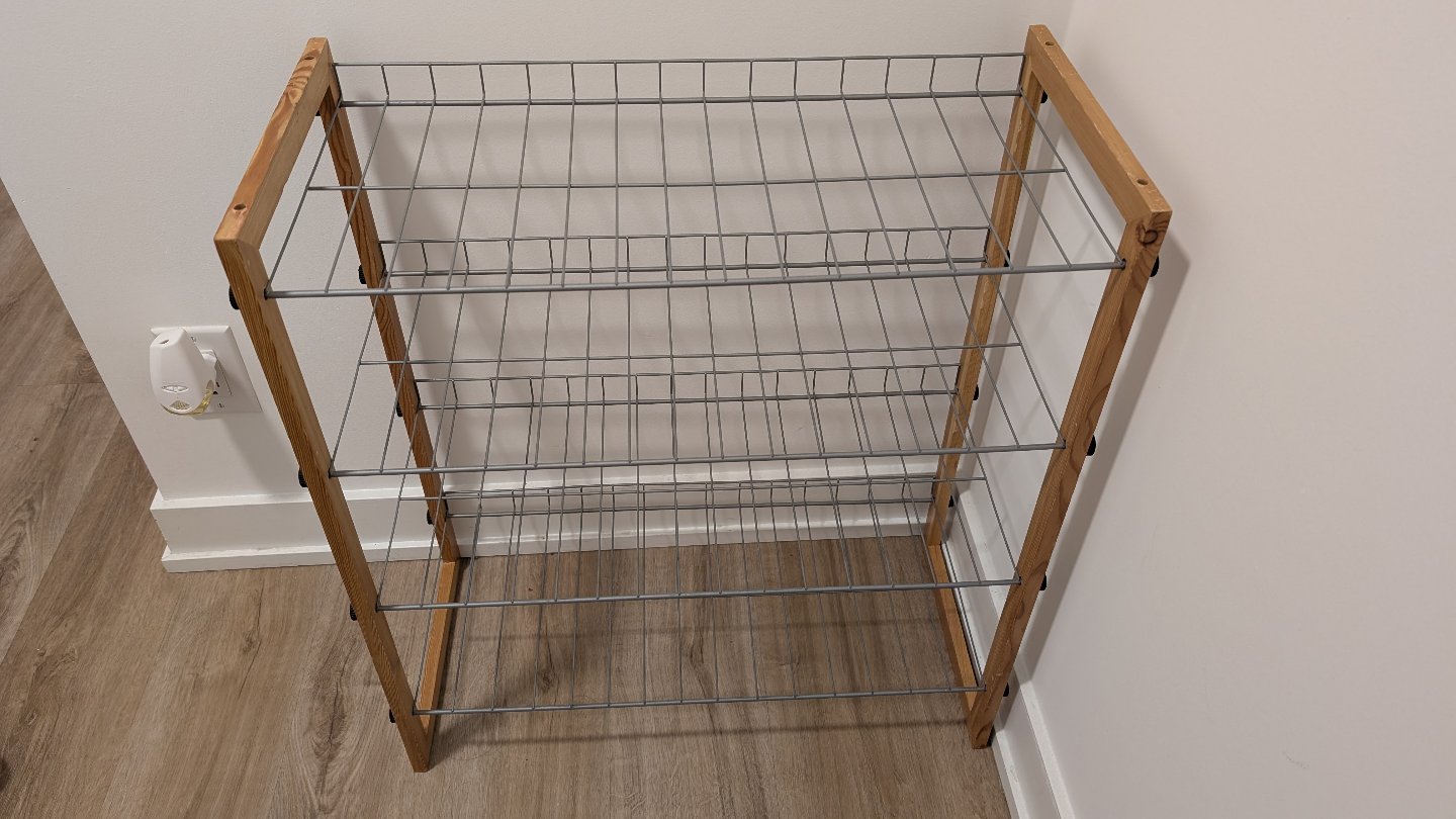 Four-Tier Shoe Rack Organizer