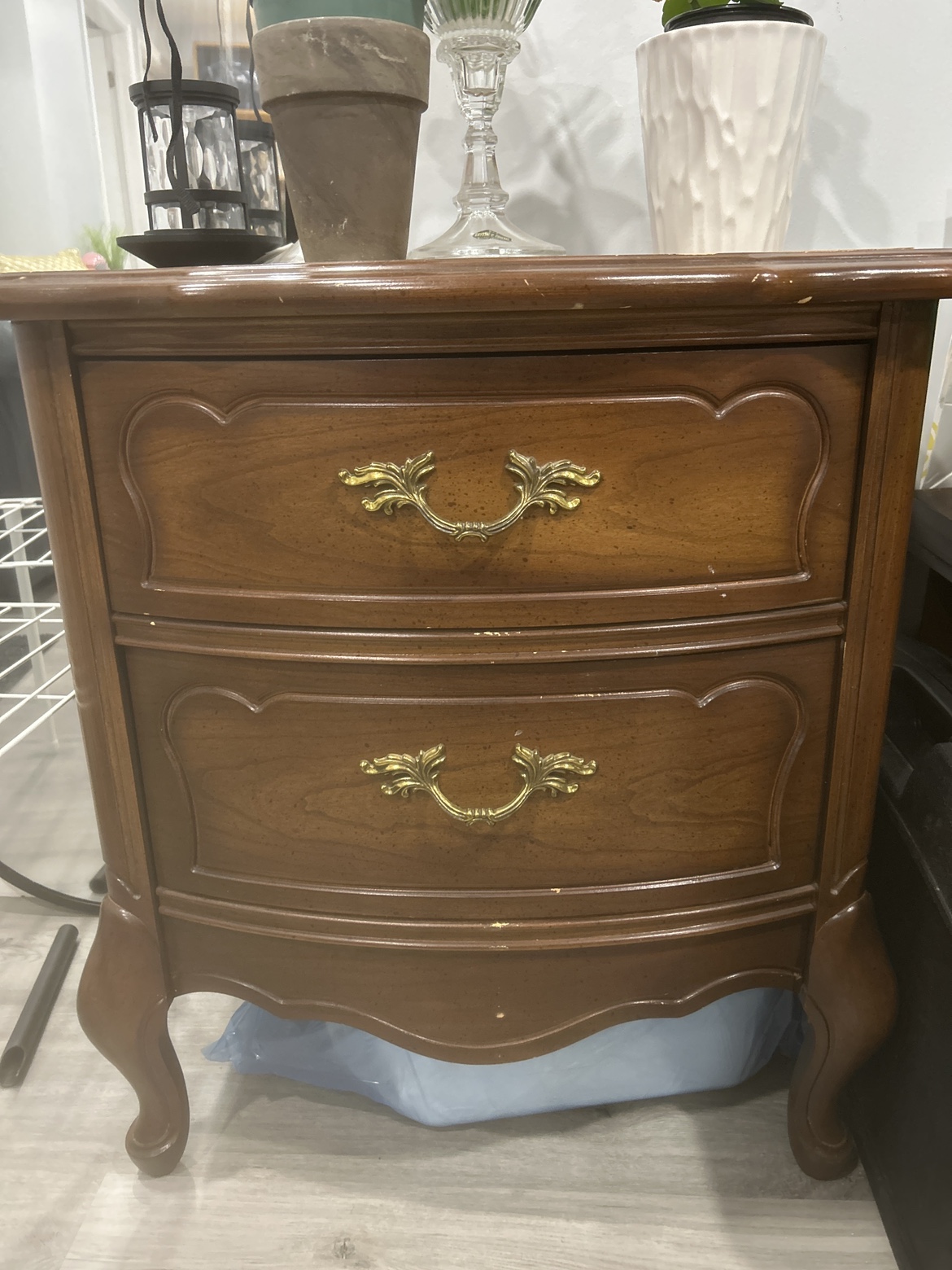 Urgent Sale Solid Wooden Two-Drawer