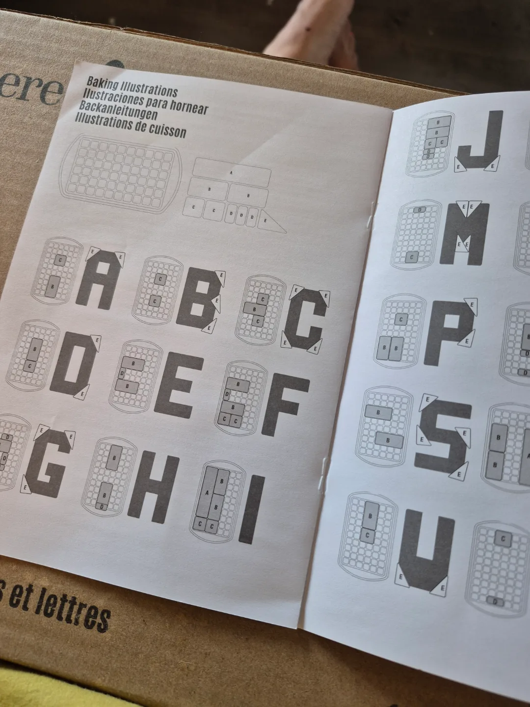 Pampered Chef Alphabet Cake Pan image indicator(2)