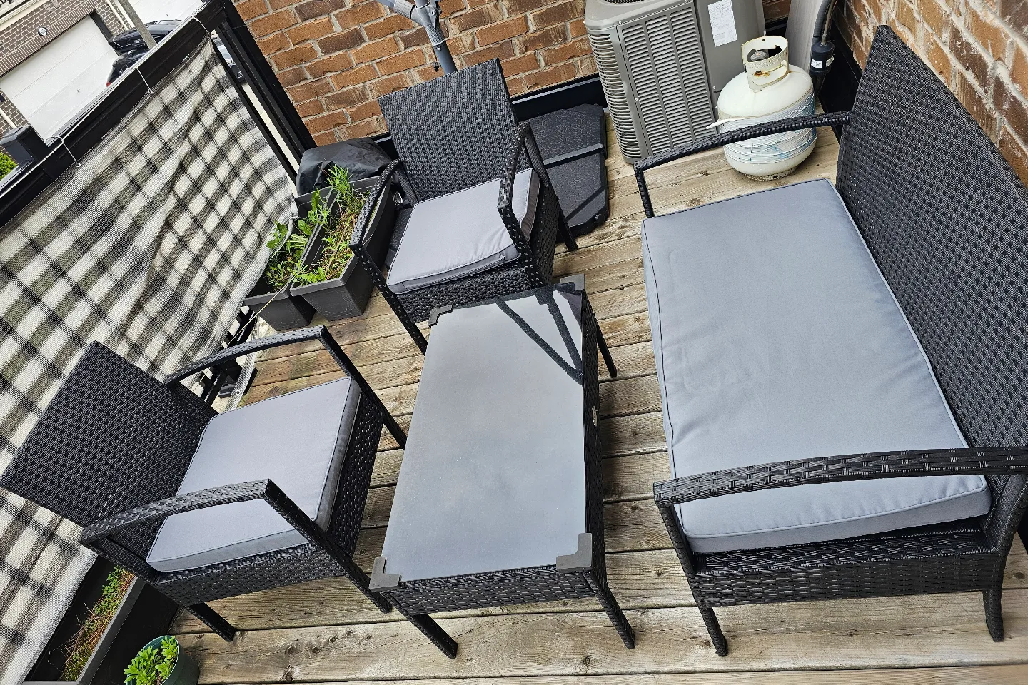 Patio Set - Table & Three Chairs thumbnail