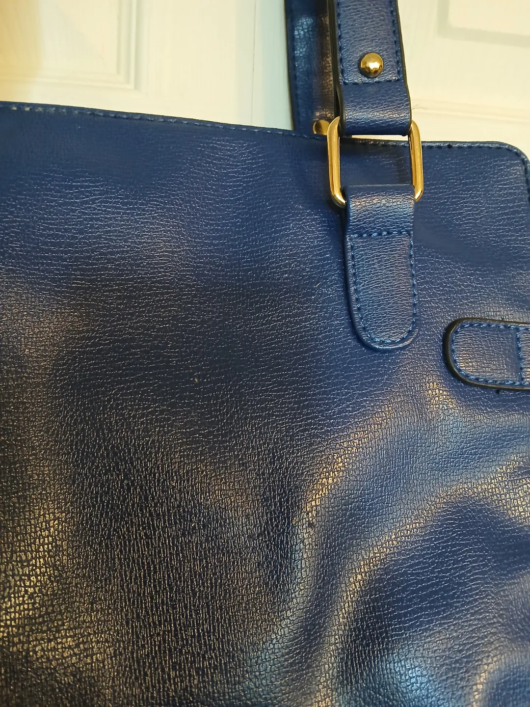 Nicci blue, brown and white purse image indicator(6)