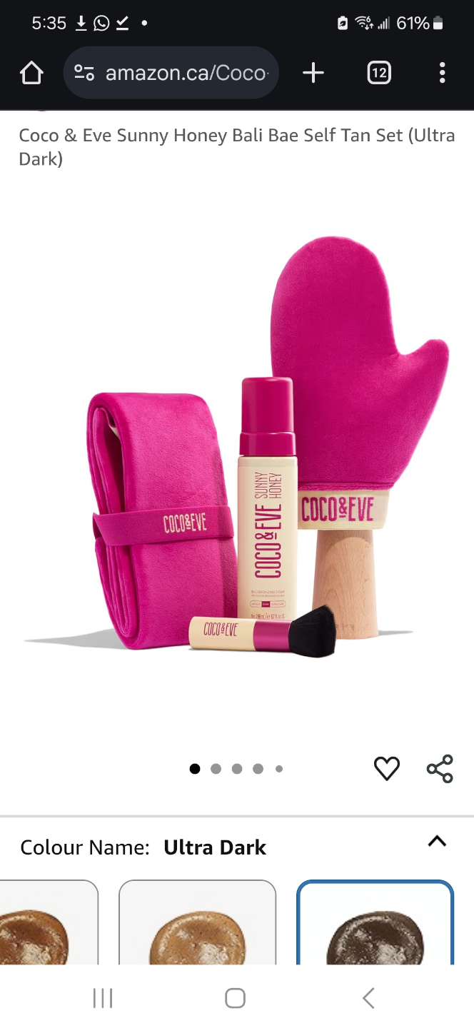 Coco & Eve Sunny Honey Bali Bae Self Tan Set - photo 2