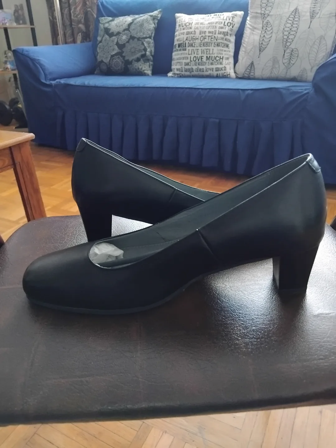 skypro black leather shoes cabin crew shoes image indicator(5)