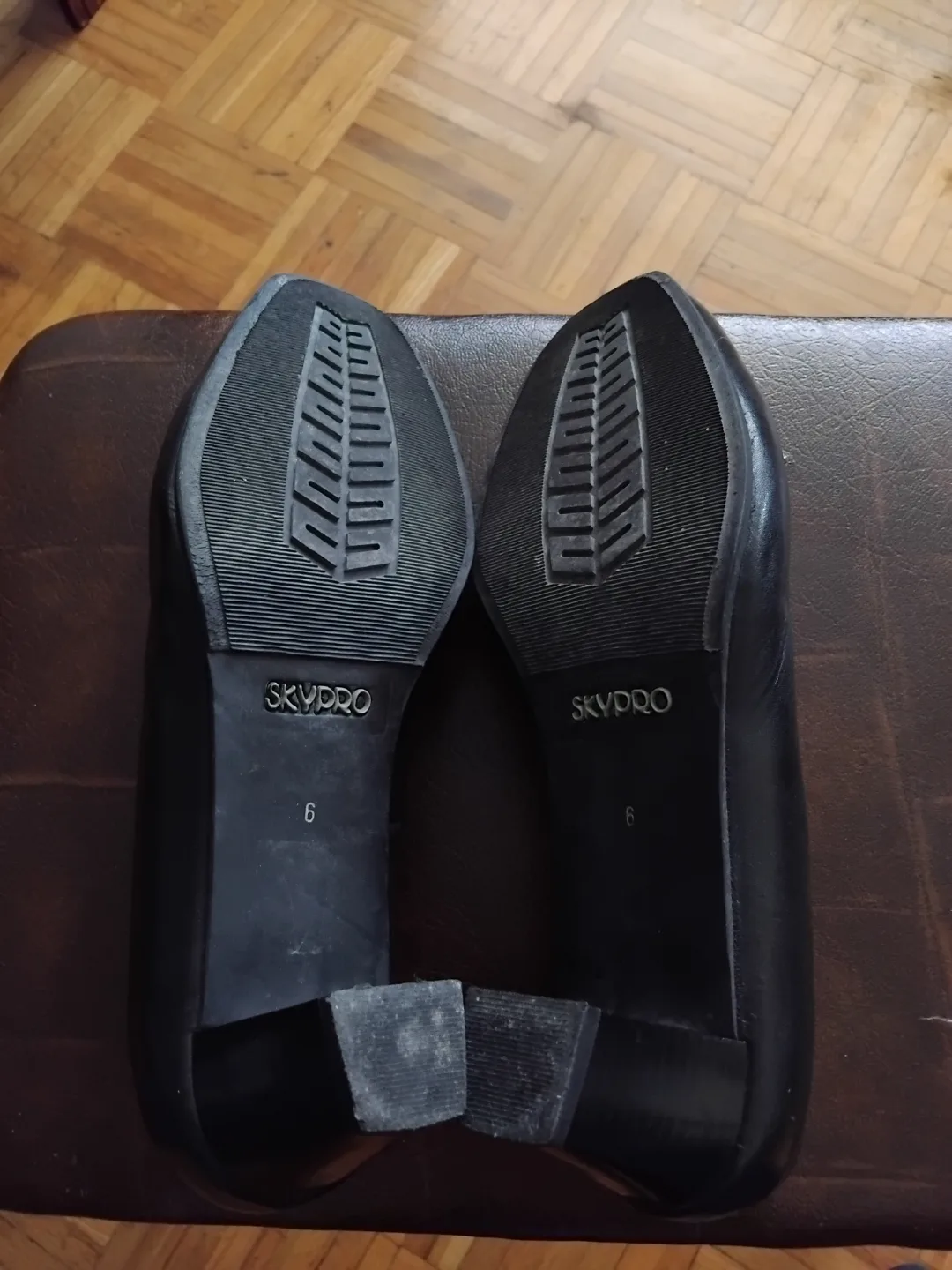 skypro black leather shoes cabin crew shoes image indicator(9)