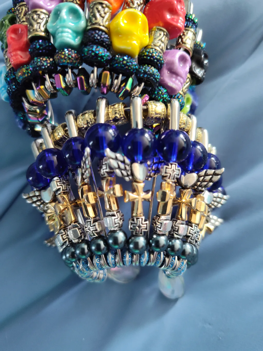 Glass beaded head dress for your car or room asking 45 image indicator(2)