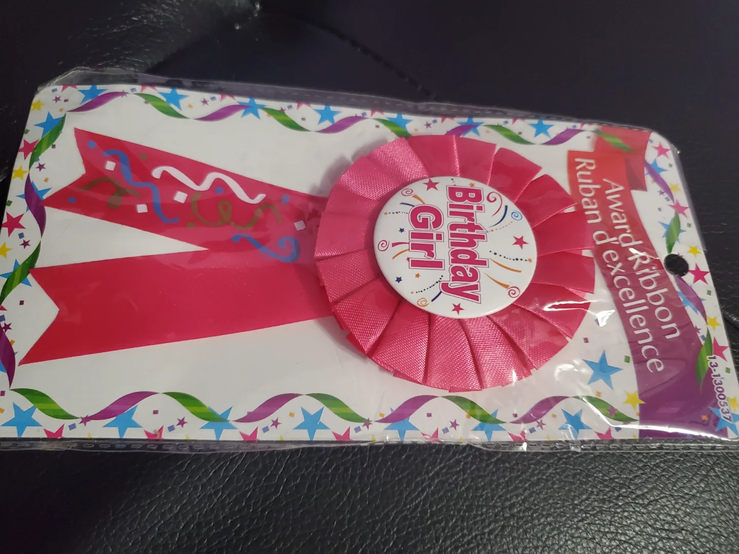 Birthday Girl Award Ribbon Pin image indicator(4)