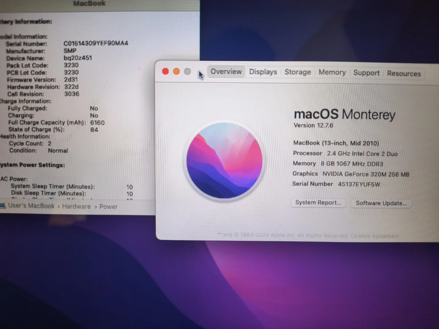 2010 MacBook Upgraded RAM, SSD, New Battery image indicator(2)