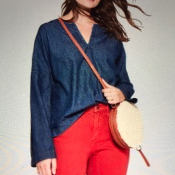 Denim Shirt, Size Medium