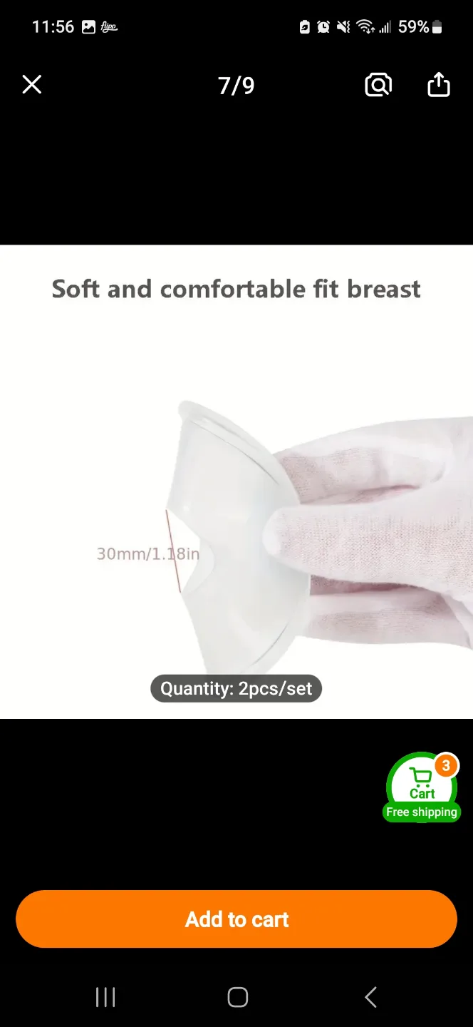 Breast Milk Collector Shells - 2 Pack image indicator(5)