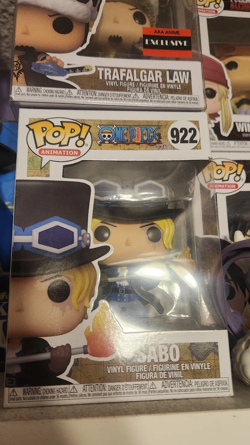 One Piece Pop! Animation Figures - Trafalger Law & Sabo image indicator(2)
