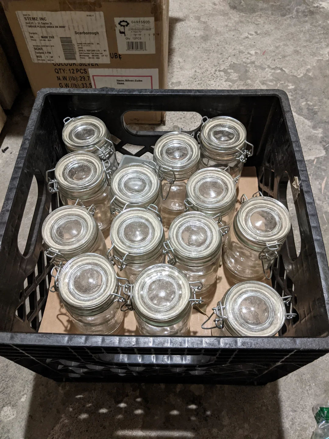 Glass Silver Mirror Vase / Jars + Candles image indicator(5)