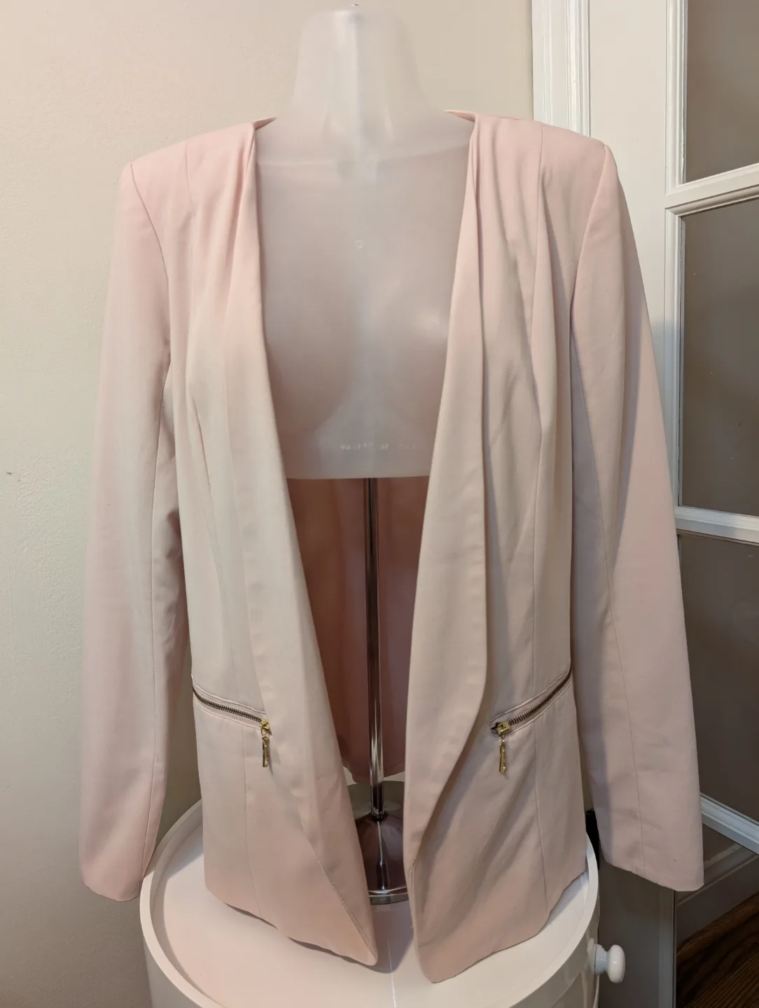 Vero Moda Pink Blazer Size 34 image indicator(2)