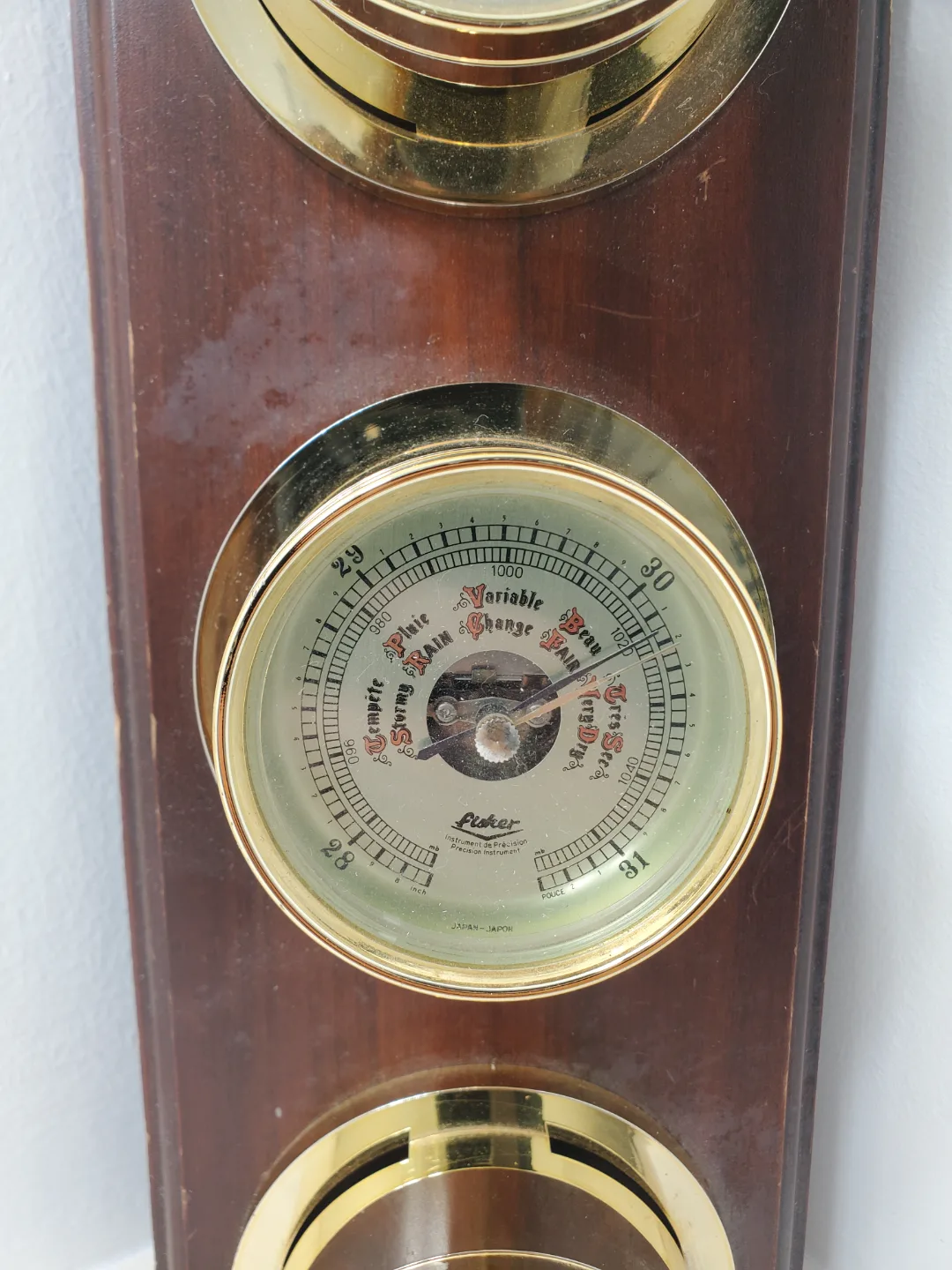 Vintage Wooden Weather Station 🏒 image indicator(3)